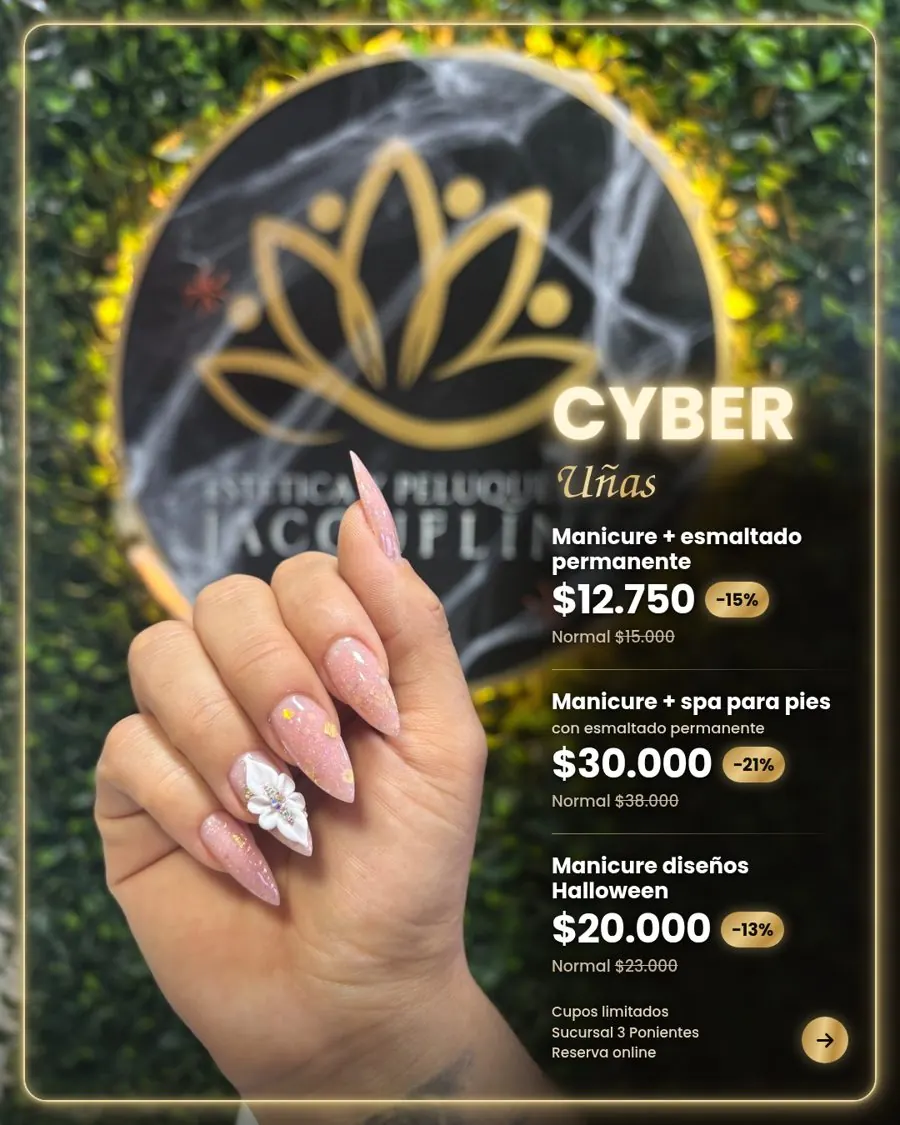 Lámina de uñas de la campaña Cyber